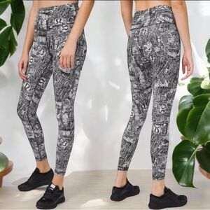 LuLuLemon Wunder Train Tear it Up 24” Inseam Athletic Leggings‎ Women’s Size 6